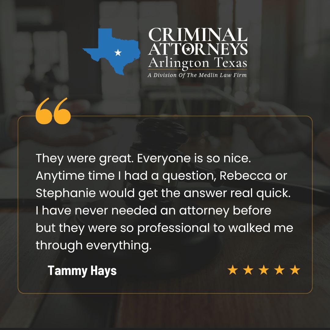 Arlington Criminal Attorneys Review Image Tammy Hays